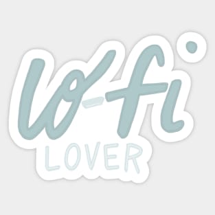 Lo Fi Lover Sticker